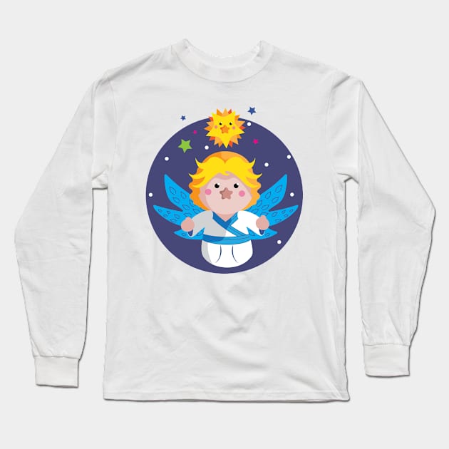 Angel Long Sleeve T-Shirt by Buen Corazón